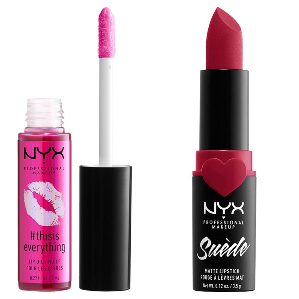 Nyx Matte Lipstick & Lip Oil Bundle Duo